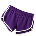 thumbnail image 1 of FANTADOOL Sport Shorts for Women Athletic Yoga Running Workout Shorts Lounge Short Pants Fitness Short Pant with Pockets Pajama Bottoms Sleeping Pants Purple L, 1 of 9