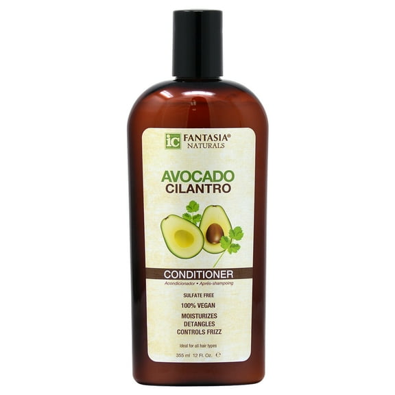 FANTASIA Avocado & Cilantro Conditioner 335ml/12oz, Adult, Unisex, Moisturizing, Pump