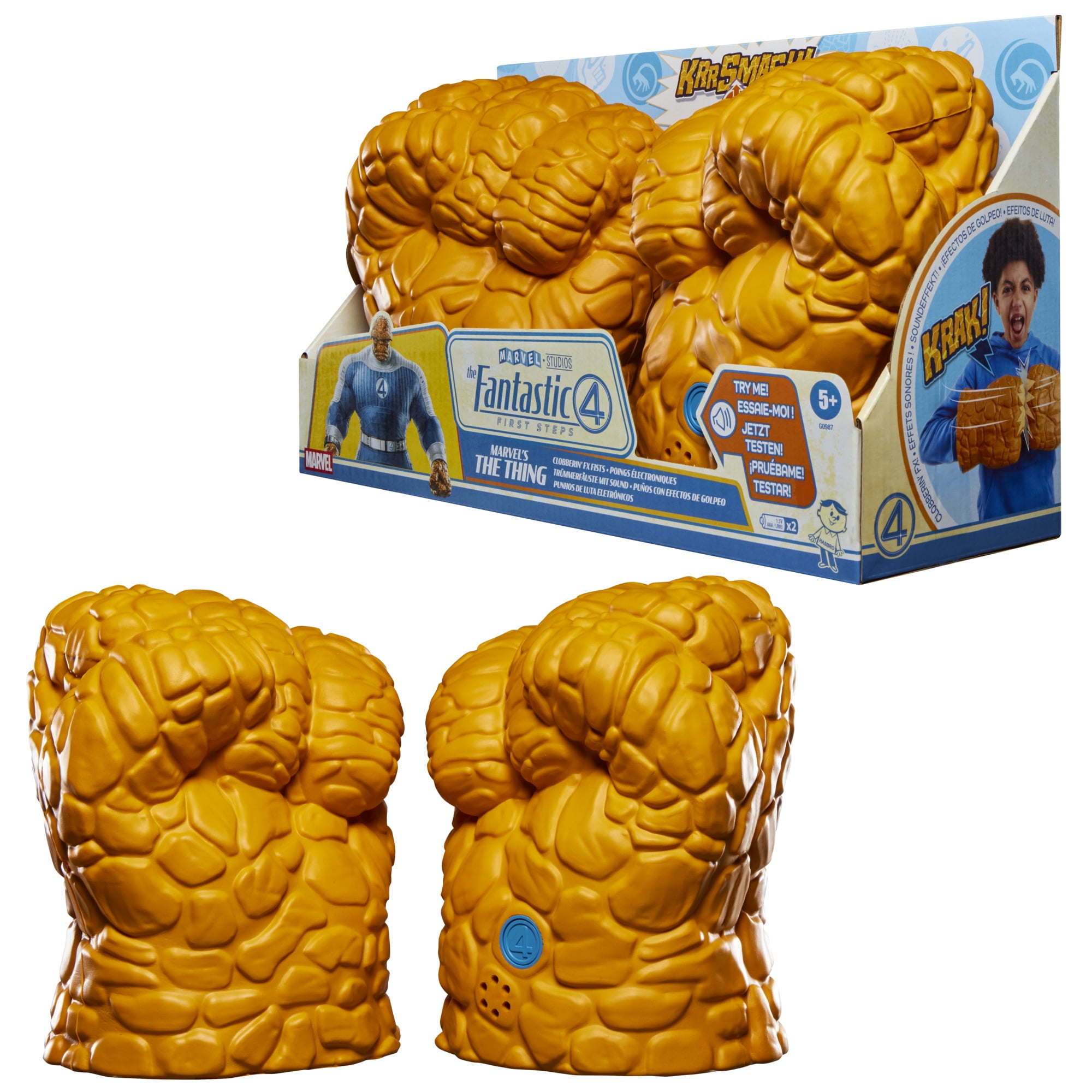 Marvel Studios’ The Fantastic Four: First Steps Marvel’s The Thing Clobberin’ FX Fists, Halloween Costume Accessory