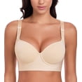 thumbnail image 1 of FANZE Women's T Shirt Push Up Bra Full Back Coverage Back Fat Smoothing Underwire Supportive,44DD, 1 of 8