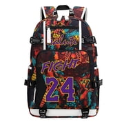 FANwenfeng Basketball KB24 Multifunction Backpack Travel Taptop Daypack Fans Bag For Men Women R-1