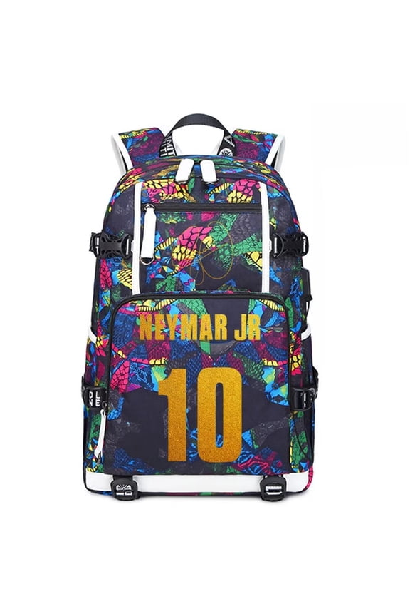 Soccer N-eymar Multifunction Backpack Travel Taptop Daypack Fans Bag For Men Women (P-1)