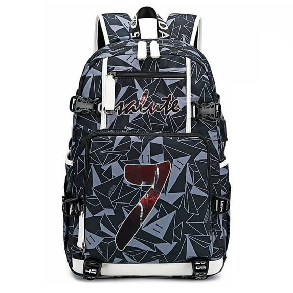 FANwenfeng Soccer R-onaldo Multifunction Backpack Travel Taptop Daypack Fans Bag For Men Women (G-1)