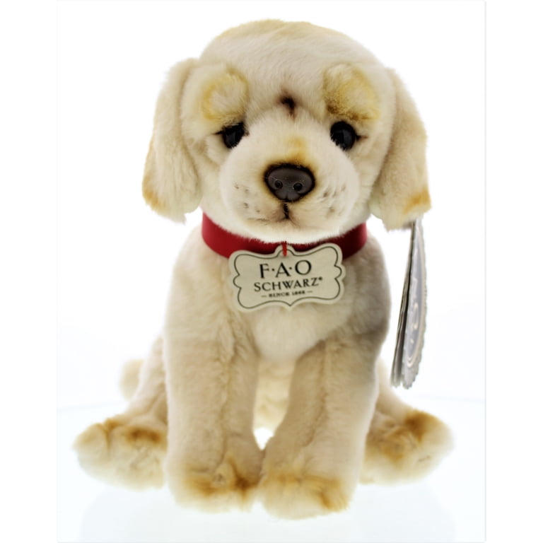 新商品 Golden Puppy FAOシュワルツNY購入品 FAO Schwarz 1005982 Golden Labrador Puppy Dog Toy Plush, Ultra