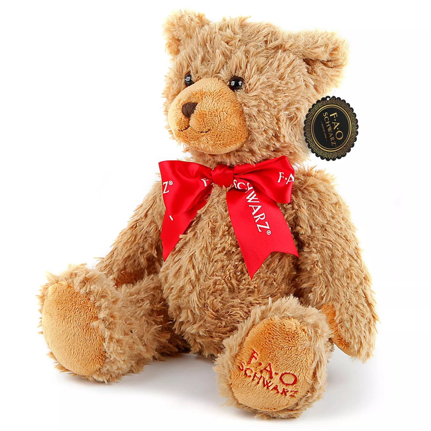 FAO Schwarz Adopt A Pet Toy Plush - 10 Brown Bear 