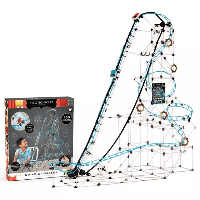 FAO Schwarz Build-A-Coaster Construction Set - 736pc