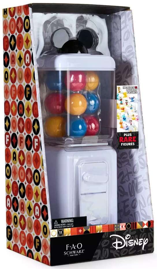 FAO Schwarz Disney Animation Vending Machine Play Market Stand Toy