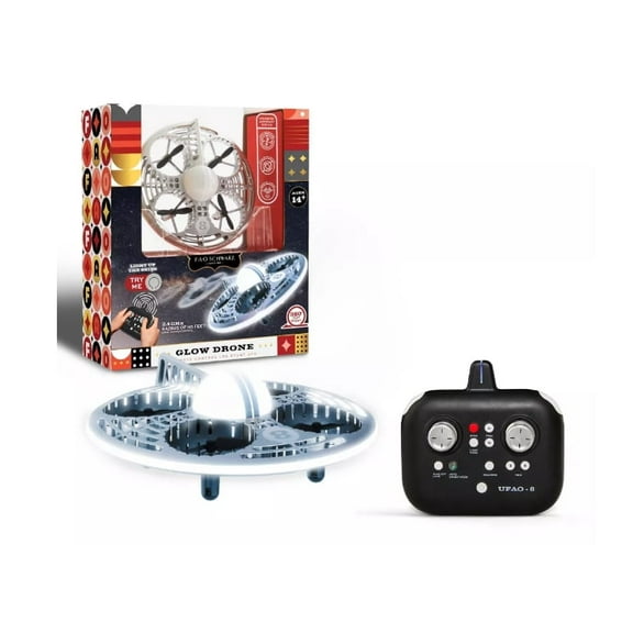 FAO Schwarz Glow Drone LED Stunt UFO
