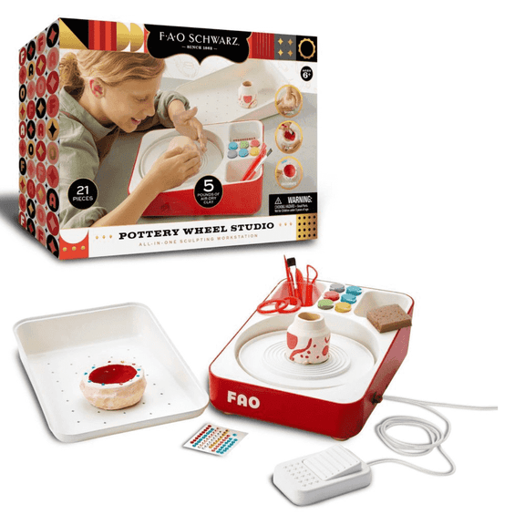 FAO Schwarz Pottery Wheel Studio All-In-One Sculpting Workstation