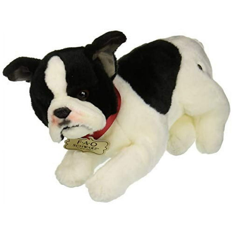Fao Shwarz Shih Tzu Puppy Dog Plush White & Brown 5 Stuffed Toy Toys R Us