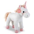thumbnail image 1 of FAO Schwarz Sparklers Glittery Unicorn 12" Stuffed Animal, 1 of 2