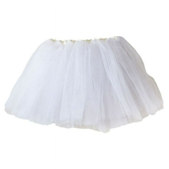 FAOWME 2025 Girl Princess Pettiskirt Party Ballet Tutu Skirt Mini Dress WH/S White S