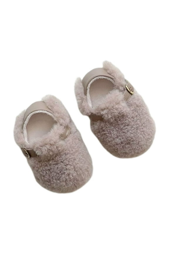 Baby Girls Boys Cozy And Warm Booties Grey 6-9 Months