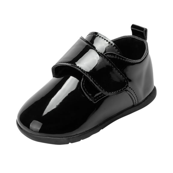 FAOWME Baby Shoes Summer 0 1 Year Old Baby Shoes Casual British Style Walking Shoes Black 3