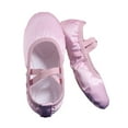 thumbnail image 1 of FAOWME Ballet Slippers Dance Shoes Split Leather Sole For Child Pink 2-2.5 Years, 1 of 8