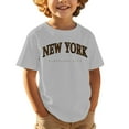 thumbnail image 1 of FAOWME Boys Girls Printed Tops Child Casual Sports Comfortable Loose T-Shirts Cute Short Sleeved T Shirt Light Gray 10-11 Years, 1 of 4