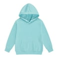 thumbnail image 1 of FAOWME Boys Girls Toddler Sweatshirt Hoodie Pullover Tops Blue 7-8 Years, 1 of 4