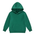 thumbnail image 1 of FAOWME Boys Girls Toddler Sweatshirt Hoodie Pullover Tops Green 2-3 Years, 1 of 4