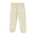 thumbnail image 1 of FAOWME Child Baby Girls Leisure Soft Leggings Toddler Wear Trousers Beige 6-12 Months, 1 of 3