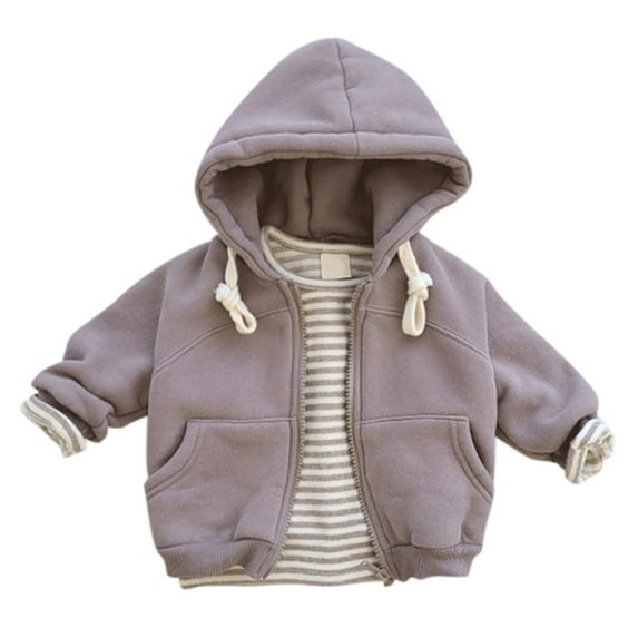 FAOWME Child Clothes Baby Summer Clothes Baby Boys Girls Hoodie Cardigan Jacket Zipper Shirt 0-6 Months