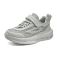 thumbnail image 1 of FAOWME Child Net Breathable Solid Color Flying Woven Sports Shoes Sneakers For Boys Girls School Casual Lightweight Soft Soled Shoes Grey 7-8 Years, 1 of 7