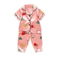 thumbnail image 1 of FAOWME Child Toddler Kids Baby Boys Girls Strawberry Tops+Pants Outfits Clothes Sets Leisure O-Neck Dailywear, 1 of 4