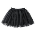 thumbnail image 1 of FAOWME Embroidery Tulle Tutu Skirt With Plaid Striped Rainbow Flower For Girls Kids BK1 3-4 Years, 1 of 3