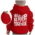 thumbnail image 1 of FAOWME Girls Hoodie Long Sleeve Soft Sweatshirt Graphic Hoody Kids Cute Pullovers Tops Red 2-3 Years, 1 of 5