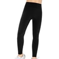 thumbnail image 1 of FAOWME Girls Lined Leggings Youth High Waist Warm Winter Athletic Yoga Pants With Hidden Pocket Black 11-12, 1 of 4