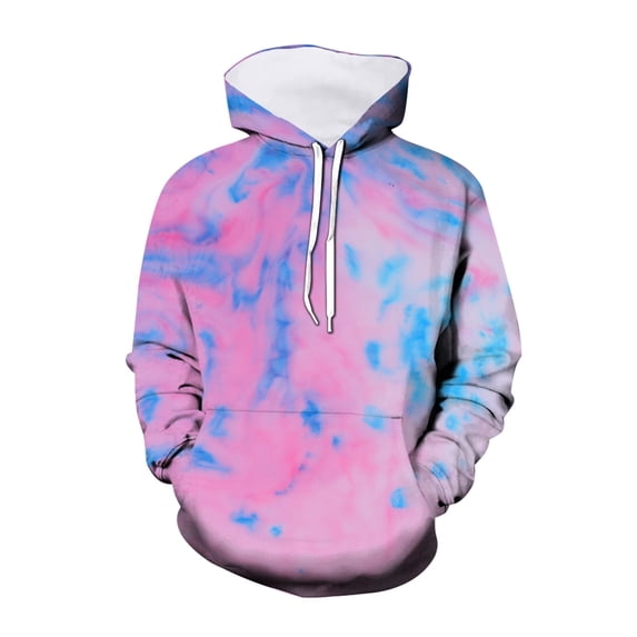 FAOWME Gradient Colorful Children Sweatshirt Hoodie Pullover Tie Dye Printed Tops 2-3 Years