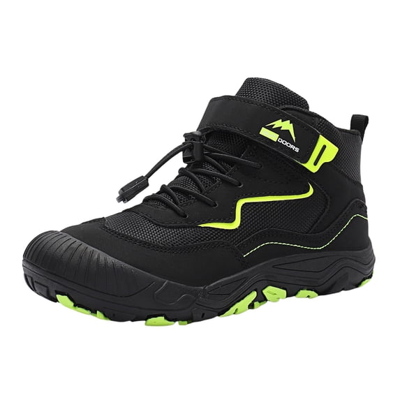 FAOWME Kids Barefoot Shoes Boys Girls Sneakers Splay Shoes Toddler Little Kids Big Kid Black 10.5-11 Years