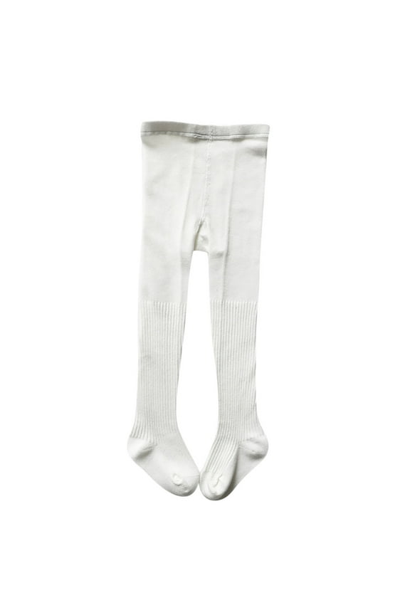 Kids Children Baby Solid Color Girls Stocking Panty-hose Tight Trousers White 27