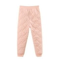 thumbnail image 1 of FAOWME Kids Girls Boys Snow Pants Thick Winter Warm Pants Girl Activewear Clothes Pink 10-11 Years, 1 of 8