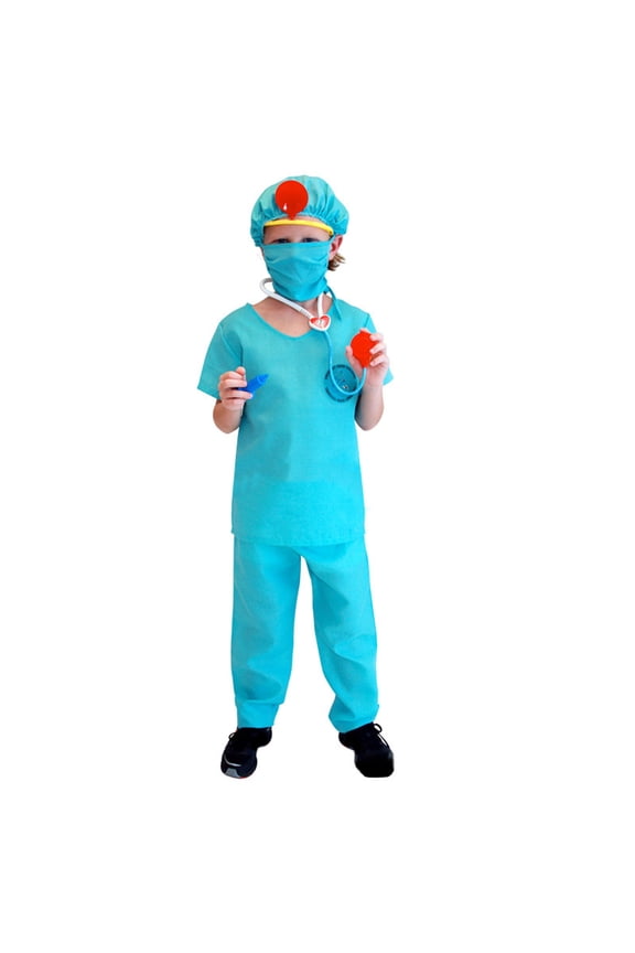 Outfit Sets Children Boys Doctor Stage Performance Clothes Sets Birthday O-Neck Dailywear