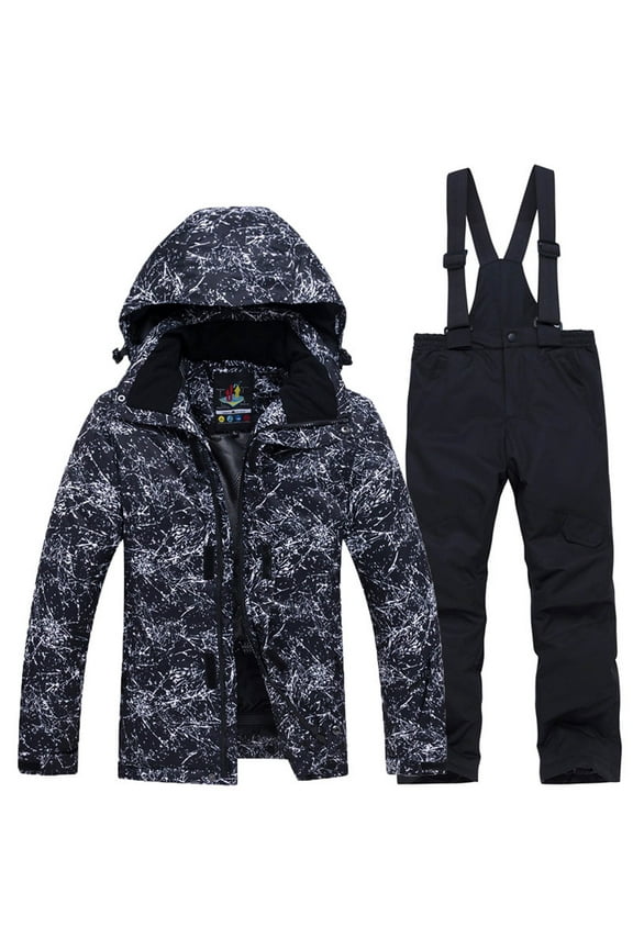 Outfit Sets New Ski Suit Boys Girls Outdoor Sports Warm Children Clothing Fashion Clothes Sets Fashionable O-Neck Dailywear