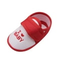 thumbnail image 1 of FAOWME Sandals Prewalker Girls Soft Sole Printing Shoes Cartoon Baby Shoes Red 12-18 Months, 1 of 6