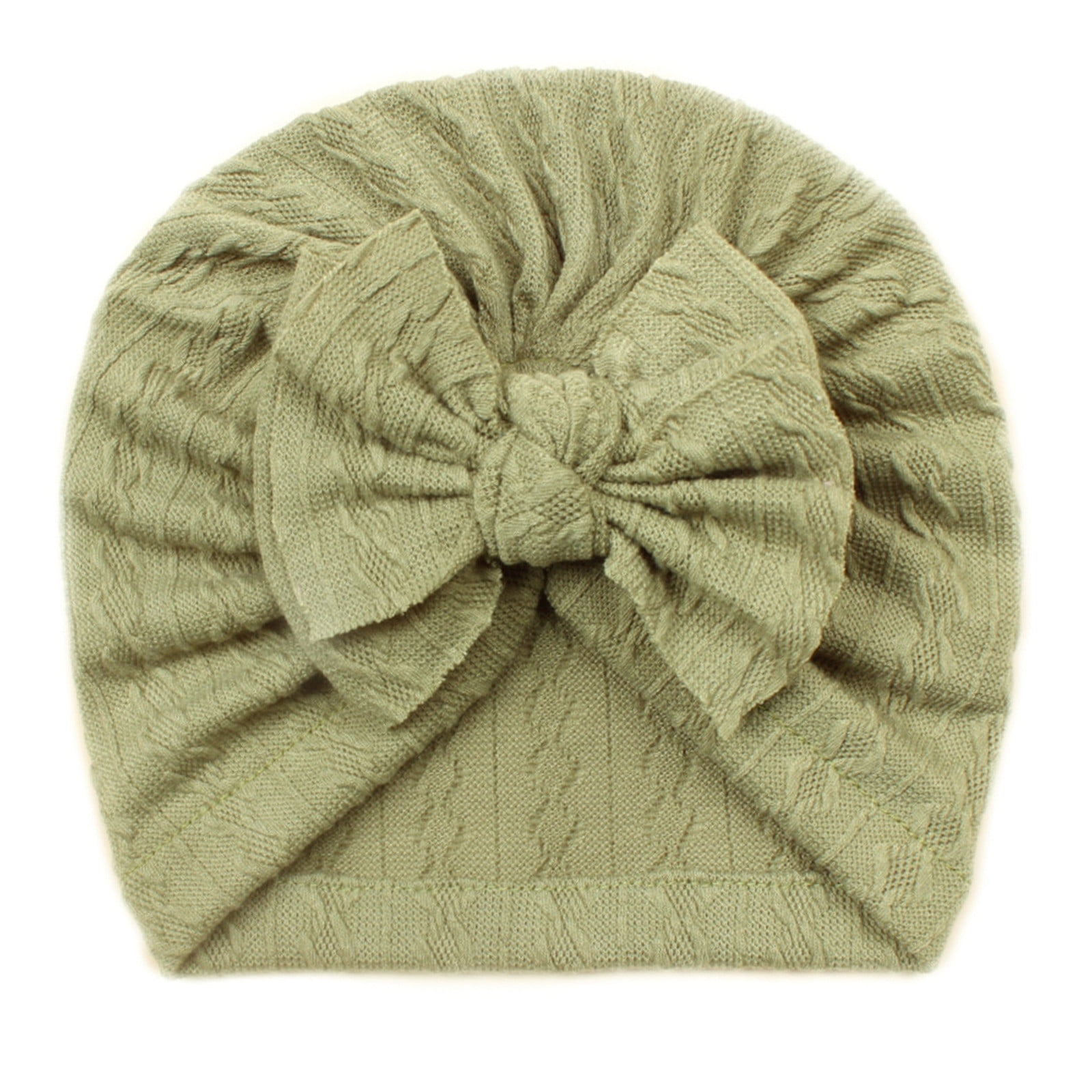 FAOWME Toddler Baby Boys Girls Cap Beanie Bowknot Elastics Turban