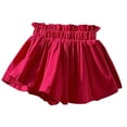 thumbnail image 1 of FAOWME Toddler Girl Skirts Shorts Kids Cute Loose Casual Mini Skort Hot Pink 12-18 Months, 1 of 3