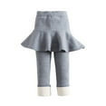 thumbnail image 1 of FAOWME Toddler Trendy Girls Leggings Skirt Ruffle Skirt Pants Kids GY2 5-6 Years, 1 of 5
