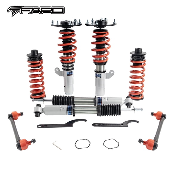 FAPO Coilover Adjustable for BMW 1/2/4 Series 2011-2019 F20 F21 F22 F23 F32 F33 F36 (5-Stud), Spring Shock Absorber, Suspension Kit Strut, Amortiguador Lowering Kit by 1-3