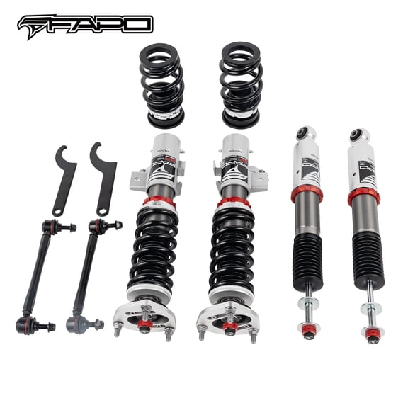 FAPO Coilover Lowering Kit For Honda Civic FB FG 2012-2015, for Honda Civic SI FG FB 2012-2015,for Acura ILX DE2 2016-2019,Front+Rear Coil Spring Shocks Kit