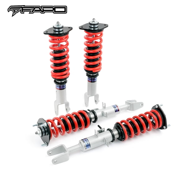 FAPO Hight Adjustable Coilover Suspension Kit, for Nissan 350Z/Nissan Fairlady Z Z33 2003-2008 for Infiniti G35 RWD V35 2003-2007Mono-Tube Shock Absorber