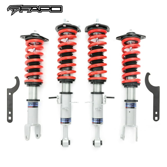 FAPO Hight Adjustable Coilover Suspension Kit, for Nissan 370Z Z34 2008-2021, for Infiniti G25/G35/G37/Q40 RWD V36 2007-2015Mono-Tube Shock Absorber
