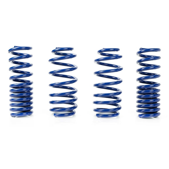 FAPO Lowering Springs kit Compatible With Dodge Challenger 2008-2021 V6 V8, 1.5 Inch Front Drop And 1.5 Inch Rear Drop (Blue)