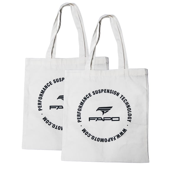 FAPO Official Tote Bag | Duty Canvas Grocery Shopping Bag | Mechanic Gift, Eco-Friendly Sack(2 Pack)