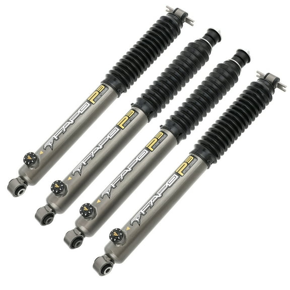 FAPO P3 Series Front and Rear Shock Absorbers 8 Stages Adjustable Damper Compatible With Jeep Wrangler JK 2007-2018, 3-4.5” lift