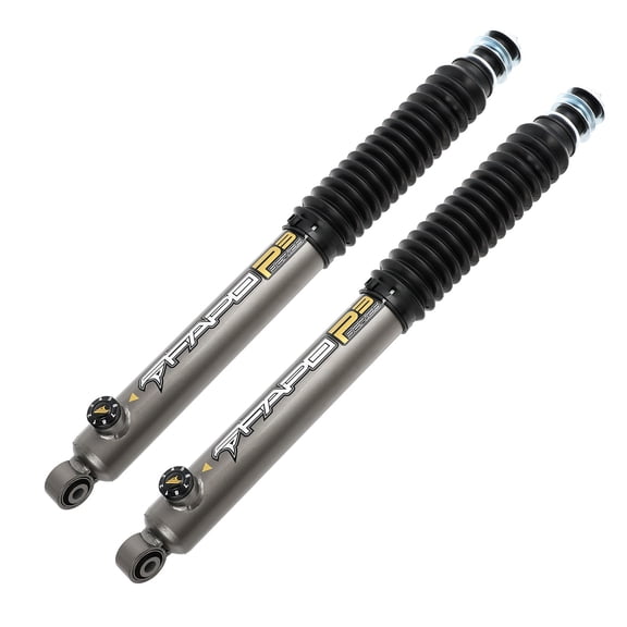 FAPO P3 Series Rear Shock Absorbers 8 Stages Adjustable Damper Compatible With Toyota Tacoma 2005-2022, 2-4" Lift