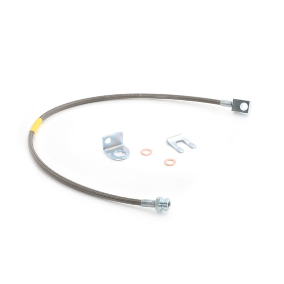 FAPO SHOCK Extended Rear Stainless Brake Lines for Jeep Wrangler TJ YJ 87-06 / Jeep Cherokee XJ 84-01 4-6" Lift