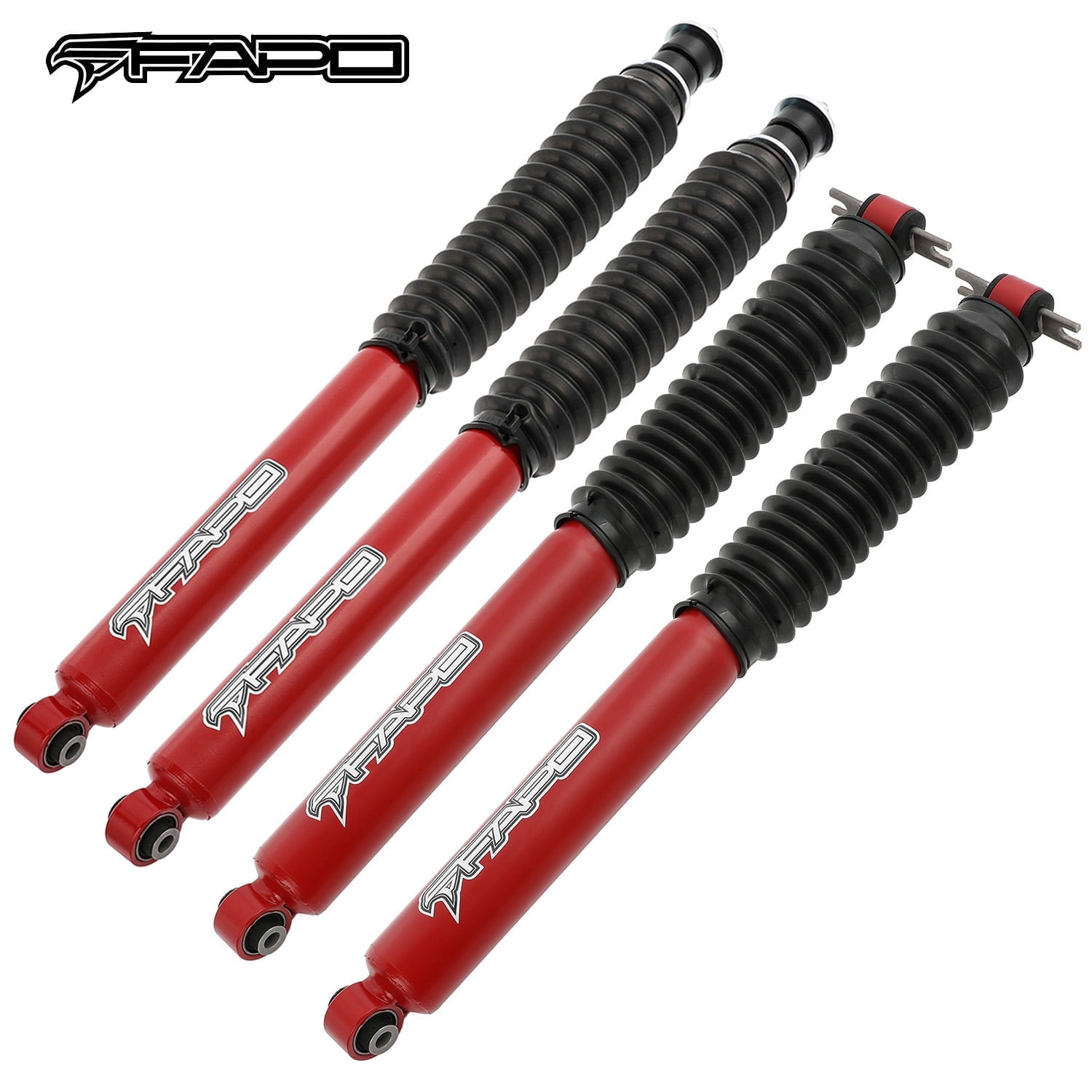 FAPO SHOCK Front and Rear Shock Absorbers P1 series Compatible With Jeep Wrangler JK 2007-2018 3-4.5" Lift