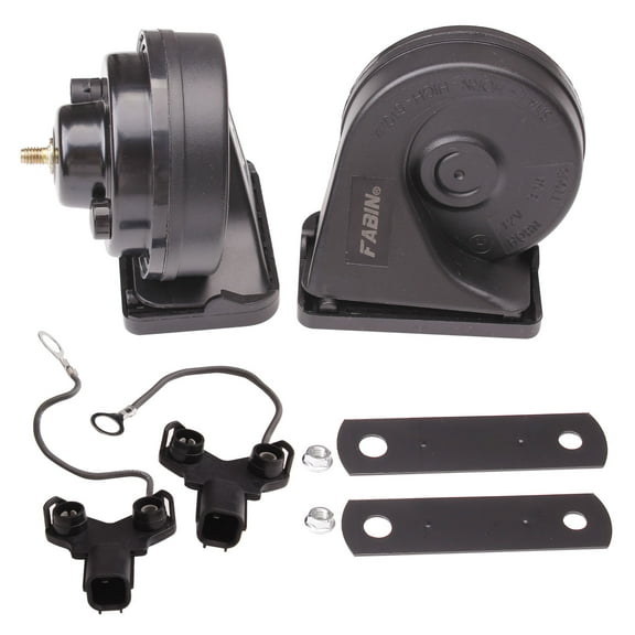 FARBIN Car Horn Compatible with Honda / Acura, 12V Waterproof Auto Horn Loud High/Low Tone Electric Snail Horn with Protective Grill